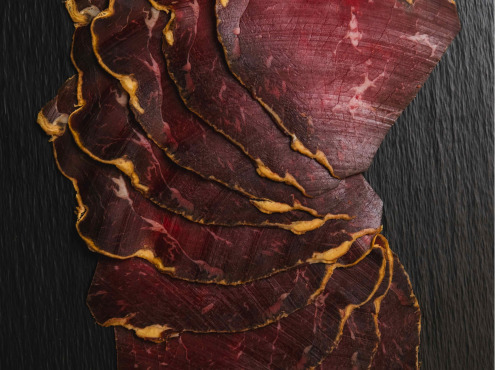 Thierry Salas, fumage artisanal - Cecina de boeuf séchée et fumée