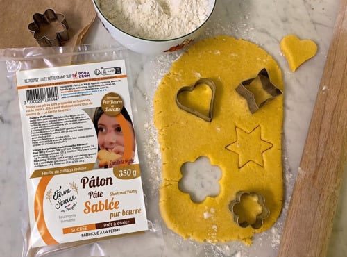 Ferme Sereine en Périgord - Pâte Sablée sucrée pur beurre en pâton - 350 g