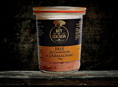 Lou Rey du Cochon - Pâté de porc laineux à l'Armagnac 180g