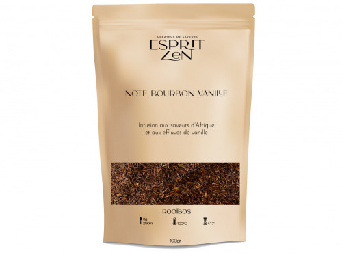 Esprit Zen - Rooïbos "Note Bourbon Vanille" - Sachet 100g