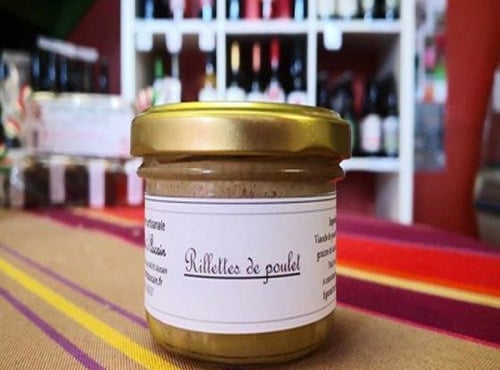 Le Confit d'Ascain - rillettes de poulet fermier Label Rouge-90g