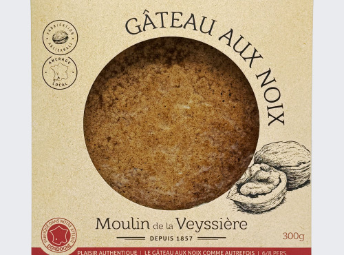 Moulin de la Veyssière - Gâteau aux noix - 300g