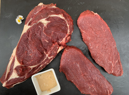 La ferme du Roseix - Lot Grillades : Basse Côte et Pavés de Bœuf Limousin - 1 kg