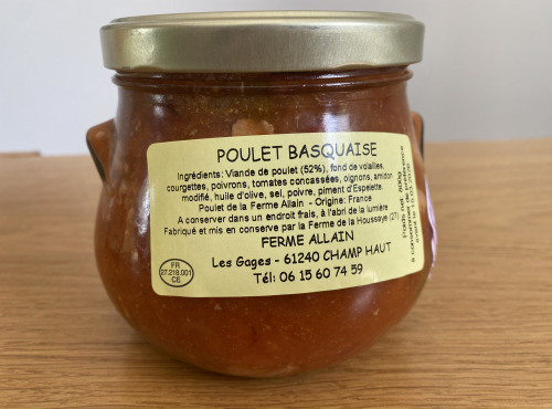 Ferme ALLAIN - Poulet basquaise
