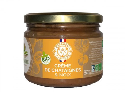 La vallée des chataigniers - Crème de châtaigne au noix BIO Ardèche