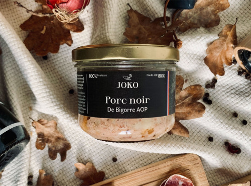 JOKO Gastronomie Sauvage - Terrine de Porc Noir de Bigorre AOP 180G x 12