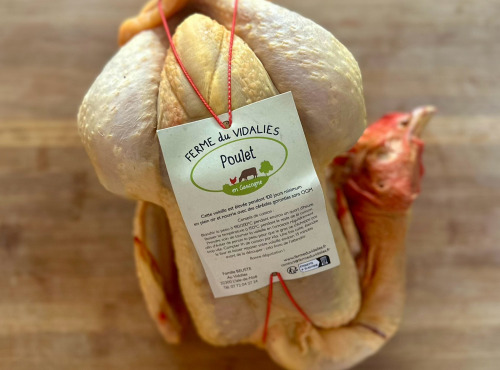 Ferme du Vidalies - lot de 3 poulets de 2,5kg
