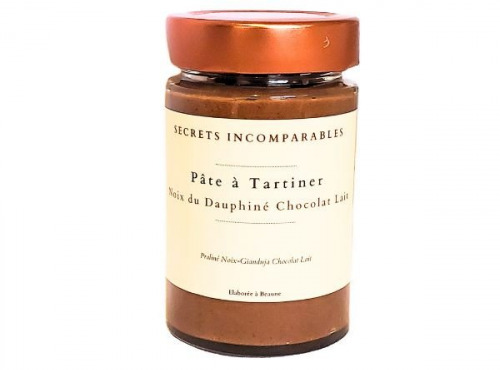 Secrets Incomparables - Pâte à Tartiner Noix du Dauphiné AOP Chocolat Lait 200g
