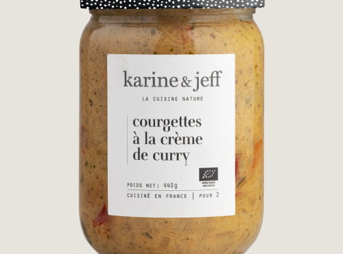 Karine & Jeff - Courgettes à la crème de curry 6x440g