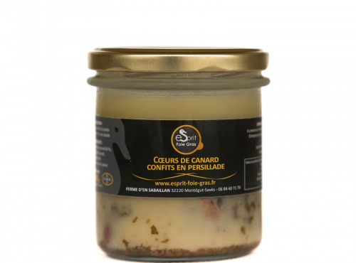 Esprit Foie Gras - Coeurs de canard confits en Persillade – 210 g