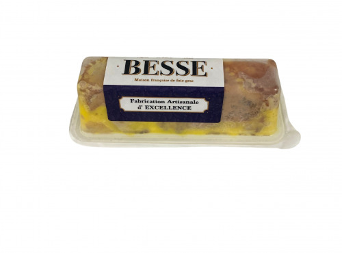 Foie Gras BESSE - Foie gras de canard entier mi-cuit au torchon 120g