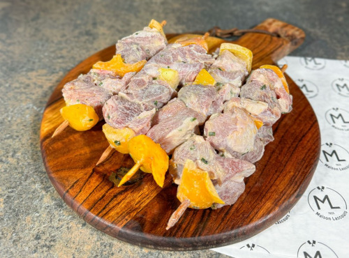 Maison Lascours - Brochette de Veau Occitan Crème Girolles - 1020gr