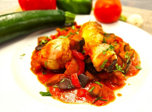 Traiteur Gourmet d'Alsace - Poulet basquaise