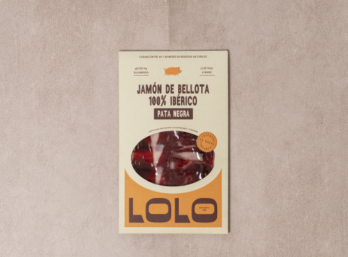 LOLO Jamón - Jambon de Bellota Pata Negra 100% Ibérique | Tranché au Couteau 80g