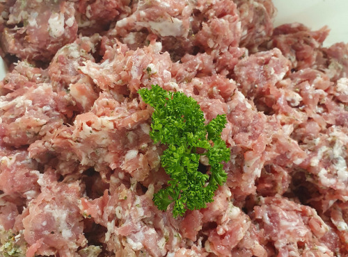 Ferme de la Paumerais - MELANGE SPECIAL FABRICATION SAUCISSES BRETONNES - 5 KG