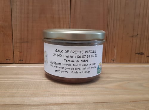 Gaec de Brette Vieille - Terrine de cabri - 200g