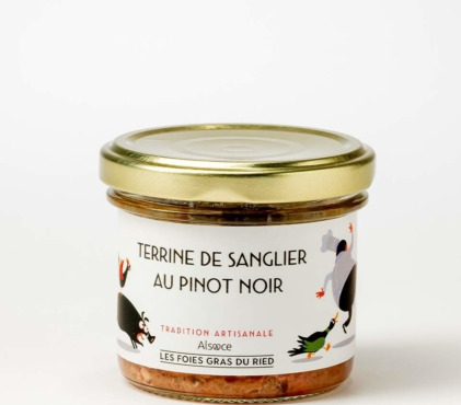 Les foies gras du Ried - Terrine De Sanglier Au Pinot Noir