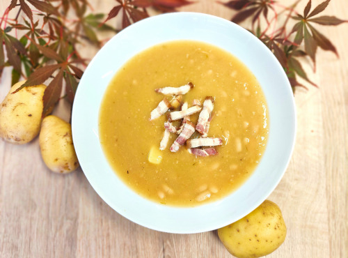 Traiteur Gourmet d'Alsace - Soupe de haricots à l'ancienne et lardons paysans