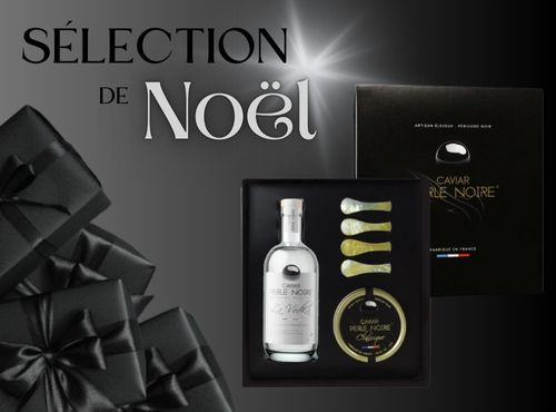 Caviar Perle Noire - Coffret Caviar Baerii "Classique" & Vodka Perle Noire 100g