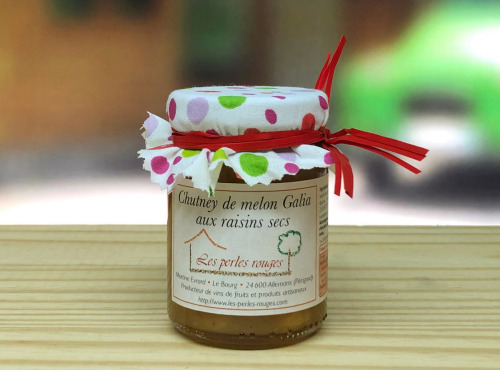 Les Perles Rouges - Chutney De Melon Galia Aux Raisins Secs