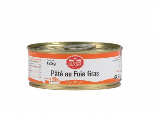 La Ferme Elizaldia - Pâté au foie gras 125g