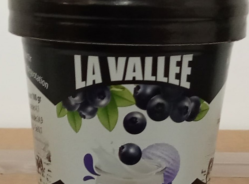 Les Glaces de la Vallée - Coffret Mini yaourts glacés Myrtille "la Vallée" 12 pots de 120 ml