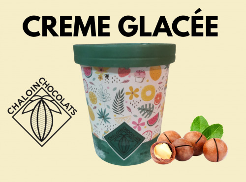 Chaloin Chocolats - Crème glacée Macadamia