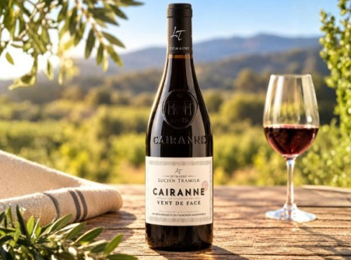 Domaine Lucien Tramier - AOC Cairanne Vent de face Rouge 2025 BIO