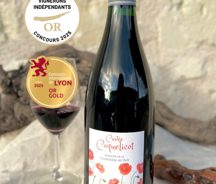 Domaine de la Chopinière du Roy - Vin rouge Saint Nicolas de Bourgueil - Cuvée coquelicot 2023 - 6x75cl