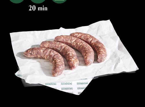 Nemrod - Saucisses de Sanglier au Poivre de Kampot (Par 4) (130g/pièce - 520g/colis)