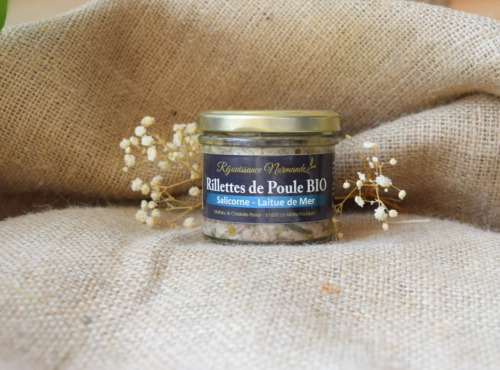 Dégustonfoin - Rillettes de poule BIO à la laitue de mer 100g – Réjouissance Normande