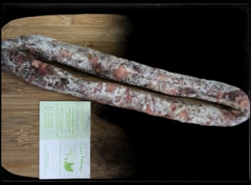 Ferme des Fabres, Vos Manges Gardiens - Saucisse sèche Porc noir tradition 230g