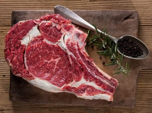 GAEC Villeneuve - Boeuf à la ferme - [Précommande] Colis Complet De Viande De Bœuf  Blonde D'aquitaine Avec Côte De Boeuf– 10 Kg