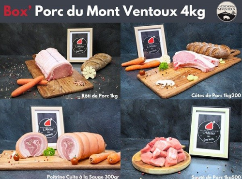 L'Atelier des Gourmets - Boucherie Charcuterie en Provence - [Précommande] Colis Porc du Mont Ventoux
