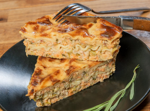 Pisciculture des eaux de l'Inval - Lasagne de truite mini 380 gr