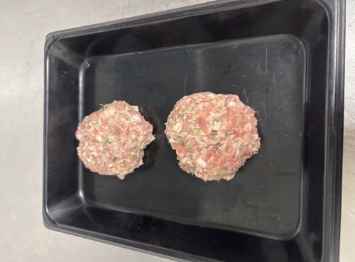 La Ferme du Chaudron - Boulettes épice de porc bio 240g (2 pièces)