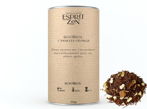 Esprit Zen - Rooïbos "Cannelle Orange" - Boite 100g