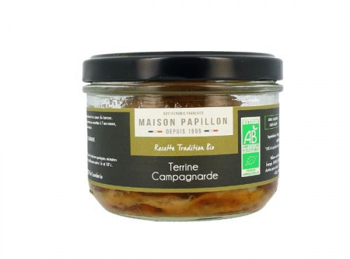 Maison PAPILLON - Artisan depuis 1955 - Terrine BIO de Campagnarde 160g