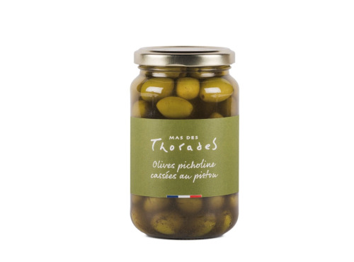 Mas des Thorades - Olives Picholines Cassées au Pistou - 200g