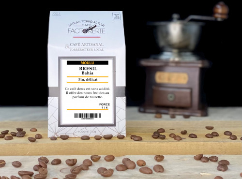 Cafés Factorerie - Café Brésil Bahia MOULU - 250g