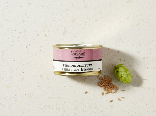 Bière L’Eurélienne – Brasserie de Chandres - TERRINE DE LIEVRE à la bière L'Eurélienne 130g