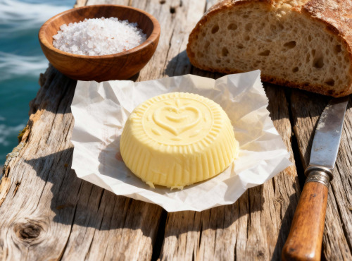 Beurre Plaquette - Le Beurre Moulé Fleur De Sel 250g