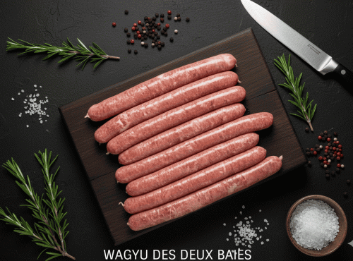 Wagyu des Deux Baies - Saucisses de Wagyu - 1kg