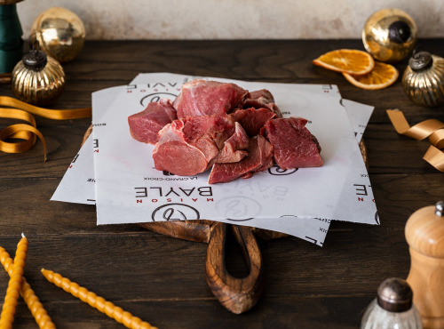 Maison BAYLE - Champions du Monde de boucherie 2016 - Sauté de sanglier 1kg -  Festif - fêtes - Noël - Gibier