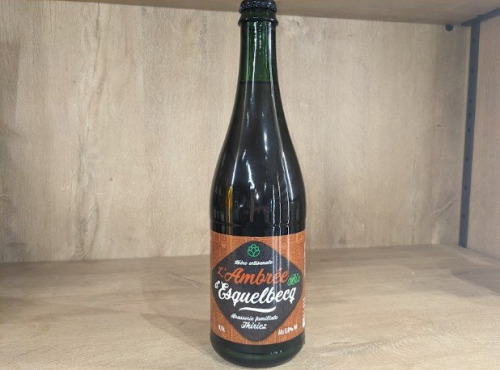 Ferme Joos - L'Ambrée d'Esquelbecq BIO - Bière artisanale de la brasserie Thiriez 75 cl
