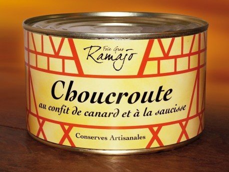 Maison Ramajo - Choucroute au confit de canard 1200g