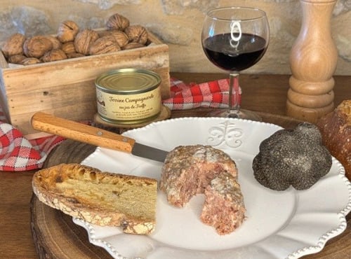 Domaine de Favard - Terrine de campagne au jus de truffe 130g