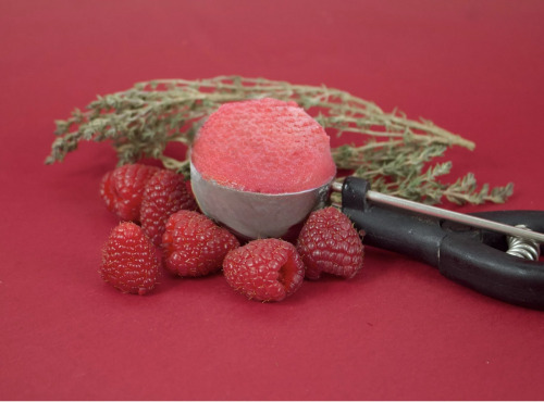 Sÿba - Glaces végétales - 1L - Sorbet Framboise Thym