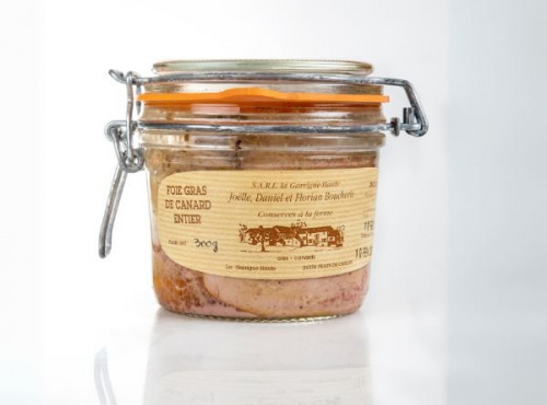 Ferme de la Garrigue Haute - Foie gras de canard entier en bocal 180g