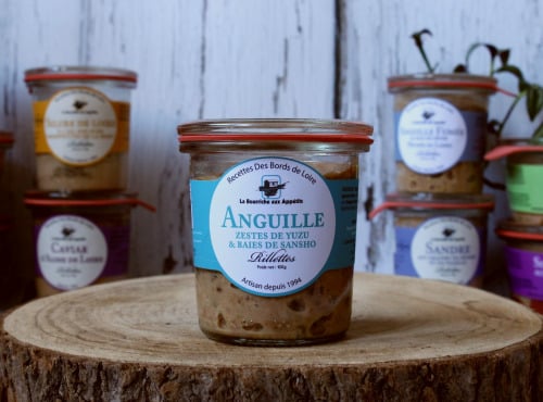 La Bourriche aux Appétits - Rillettes d'anguille, zestes de Yuzu et baies de Sansho 100g